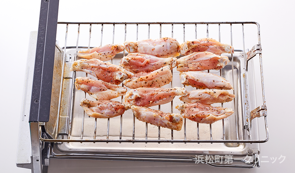 魚焼きグリルで焼く